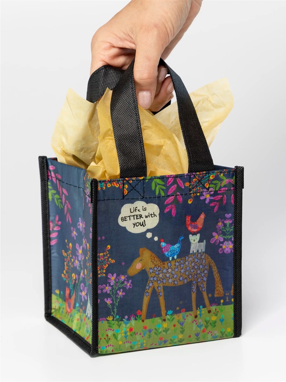 3/$15 life is better with you reusable bag
